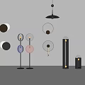 Modern lamp combination 3d model