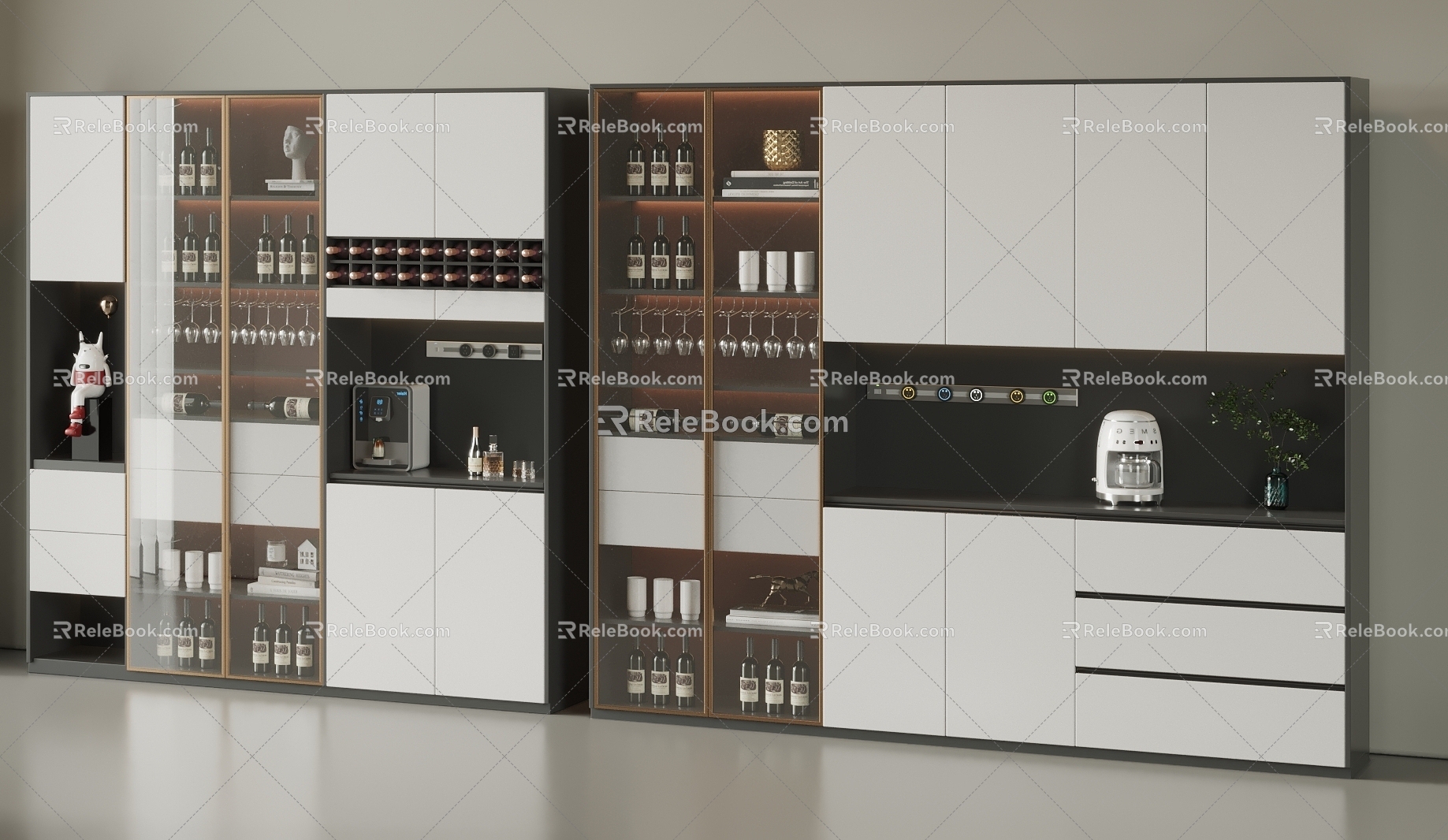 Wine Cabinet model