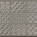 Decorative Room Divider Screens With Various Intricate Geometric And Floral Patterns