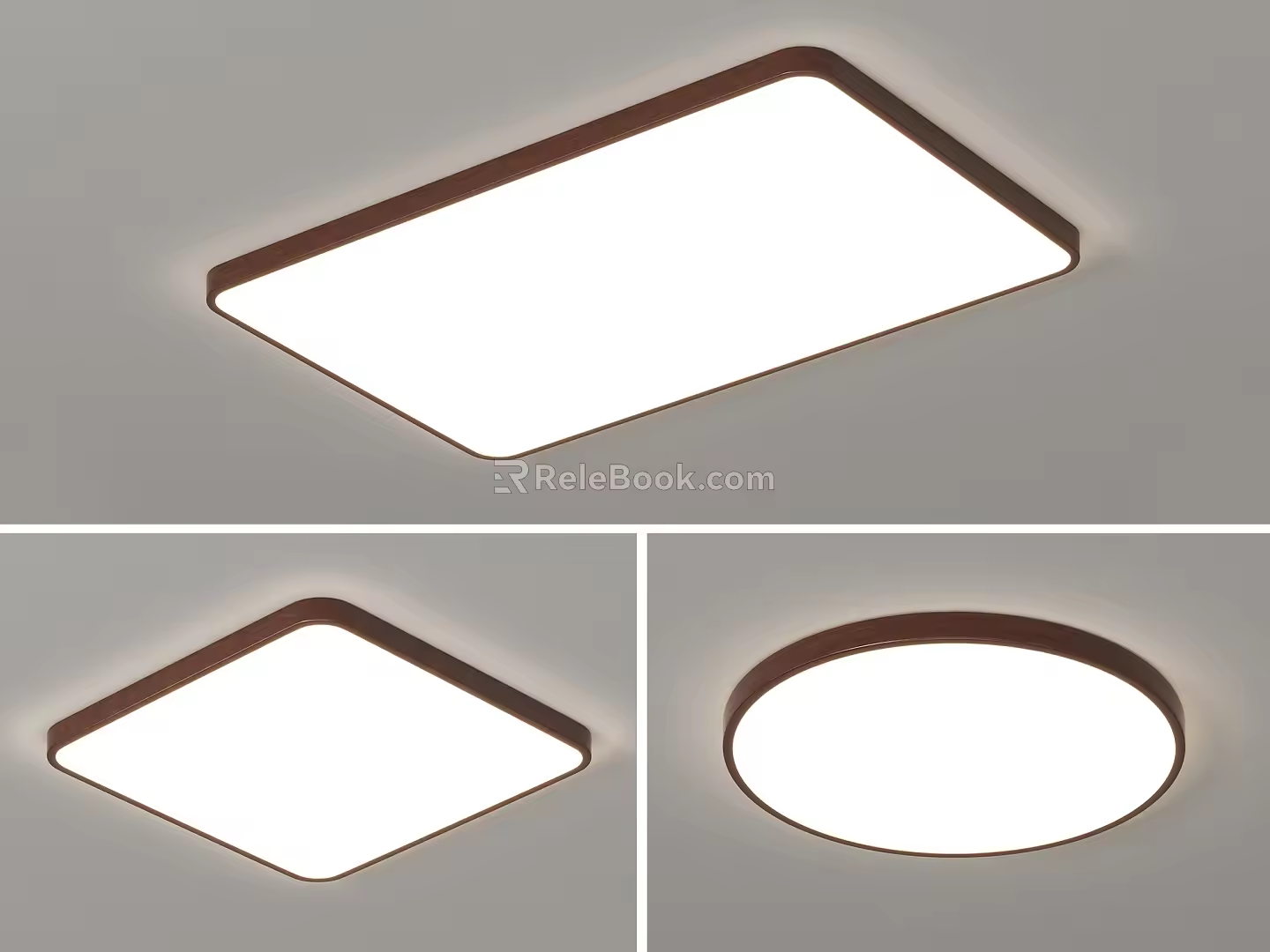Ceiling Lamp Living Room Main Lamp Cream Fengyun Duo Lamp Dining Room Bedroom Nordic Rotomolding Ceiling Lamp Balcony Lamp 3d model