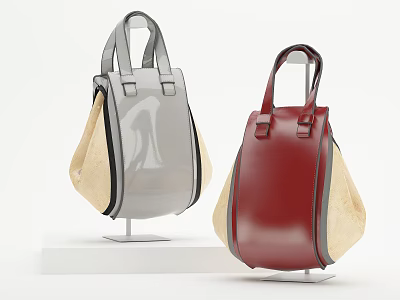 Women's Handbags Light Luxury French Brand Jewelry Clothing Leather Loewe Luxury Trendy Light Luxury Bag Loewe 3d model
