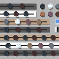 Modern socket switch socket panel 3d model