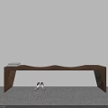Wooden Bench With Book And Shoes Against White Wall On Gray Floor