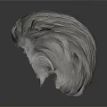 Three Grey Hair Wigs as Daily Life Accessories with Natural Texture and Soft Material