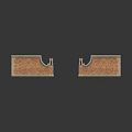 3D Model of Brick Architectural Components with Classic Structure and Detailed Design 3d model