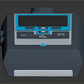 Portable Handheld Digital Device with LCD Screen and Control Buttons for Detection Use
