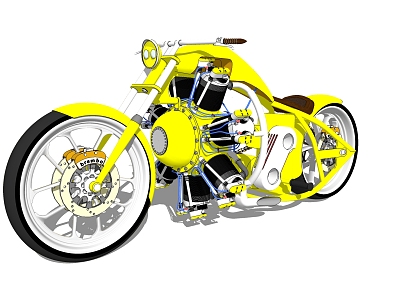 Modern Motorcycle model