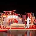 Year of the Snake 2025 New Year US Chen Interactive Pin Photo 3d model