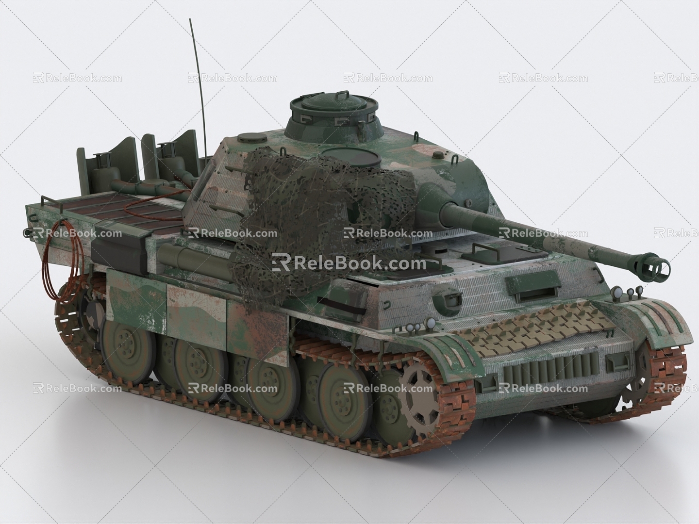 World War II tanks German tanks 3d model