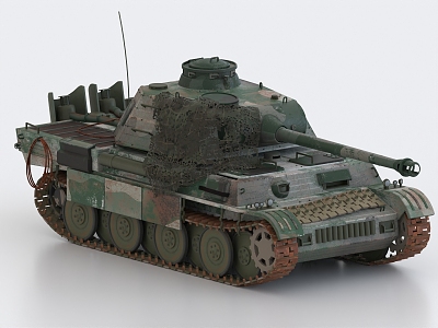 World War II tanks German tanks 3d model