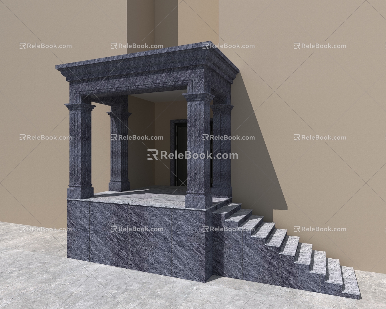 European-style foyer 3d model