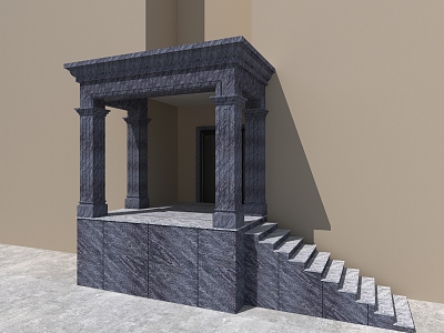 European-style foyer 3d model