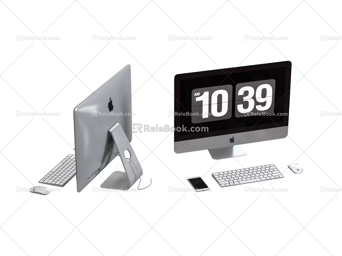 desktop computer all-in-one machine 3d model