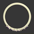 Elegant Silver Ring With Pink Gemstones Twisted Design Fashion Clothing Accessory
