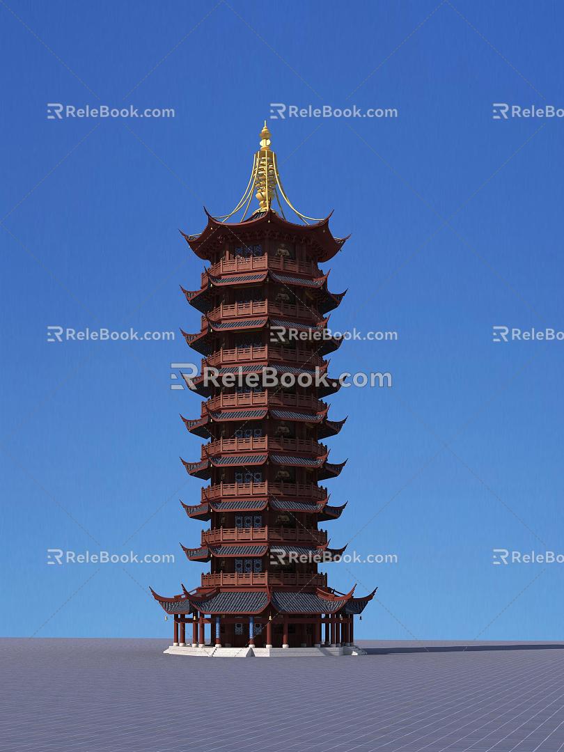 Chinese Pagoda 3d model