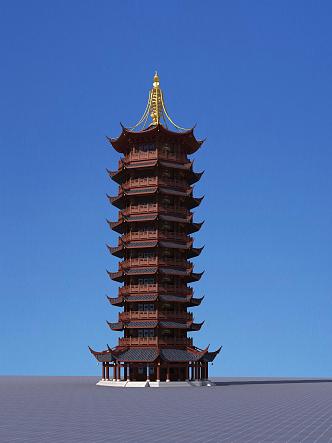 Chinese Pagoda 3d model