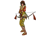 Modern Game Character Three Kingdoms Unparalleled Character Woman 3d model