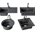 Modern Vegetable Washing Basin Vegetable Washing Basin Sink 3d model