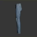 Stylish Blue Flared Jeans With Ripped Knee Details And Casual Fashion Look
