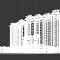 Commercial Street Modern Design With High Rise Buildings Glass Facades And Ground Floor Shops