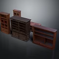 Traditional Wooden Storage Furniture Bookcases Cabinets And Display Shelves With Multiple Shelves