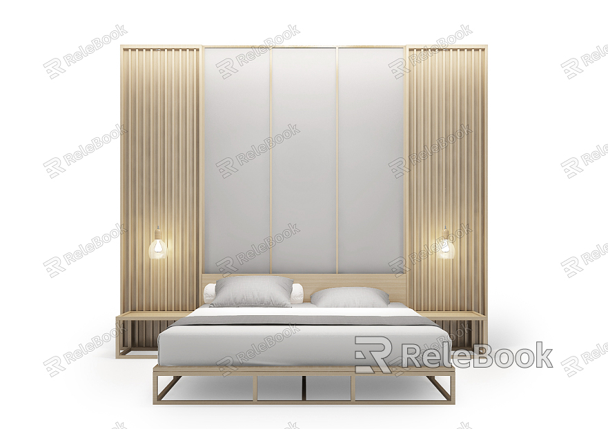 Background double bed model