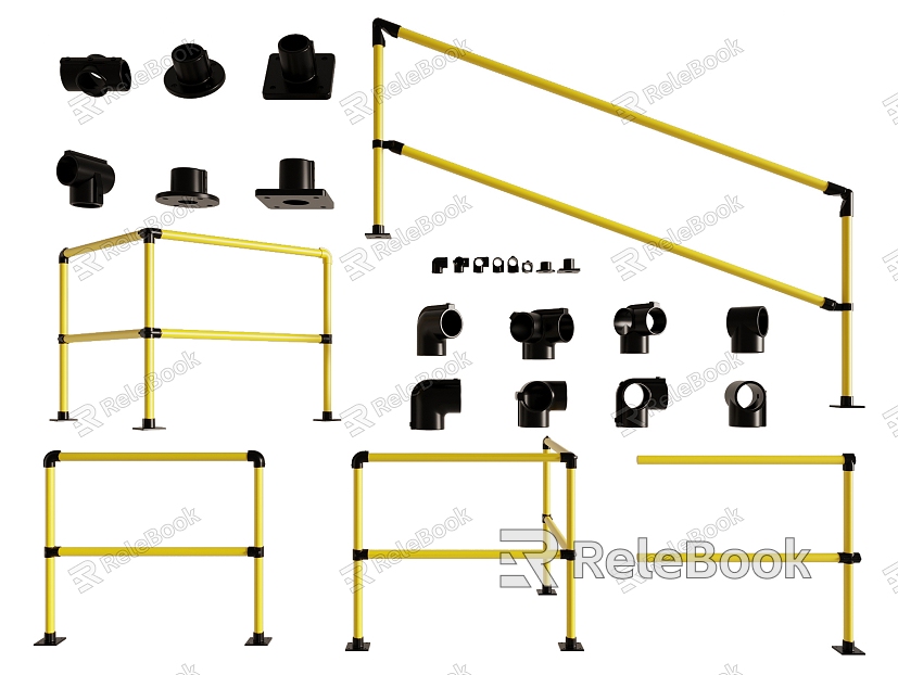 Protective fence fence construction railing site fence quick release fence model