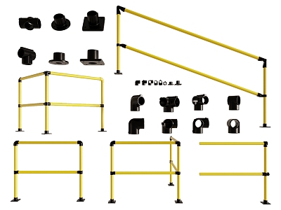 Protective fence construction railing site fence quick release fence model