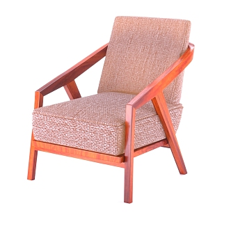 Chair Seat Leisure Chair Single Chair 3d model