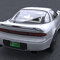 Mitsubishi GTO sports car car with interior 3d model