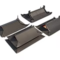 Traditional Chinese Roof Components Featuring Classic Eaves And Tile Structures In Oriental Style