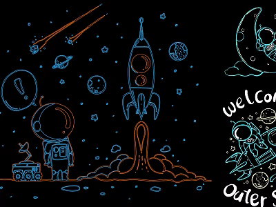 Modern decorative lamp atmosphere lamp 3d model