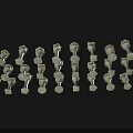 Wooden And Stone Decorative Posts In Various Sizes For Home Decor