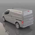 Chevrolet Silver Commercial Van With Side Door And Practical Exterior Design