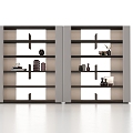 Simple bookcase 3d model