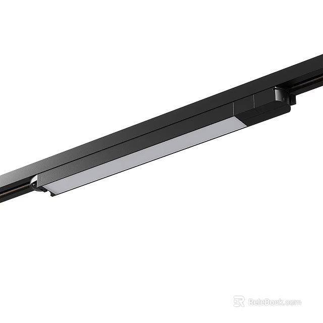 Sleek Black Downlights And Spotlights With Modern LED Design For Home Interior Lighting 3d model 