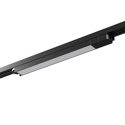 Sleek Black Downlights And Spotlights With Modern LED Design For Home Interior Lighting 3d model