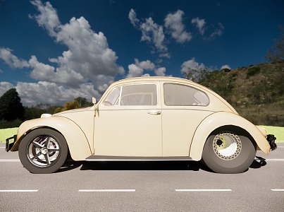 Volkswagen Beetle Sedan 3d model