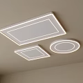 Modern Ceiling Lights with Rectangular and Circular Design for Indoor Illumination