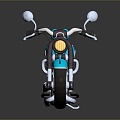 Motorcycle Two-wheeled Motorcycle Cross-country Motorcycle Road Race Motorcycle Motor Vehicle Transport 3d model