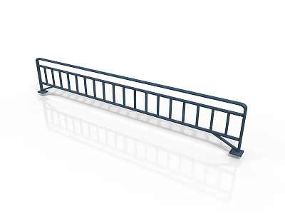 Building Metal Railing Safety Barrier With Durable Design For Construction Use 3d model