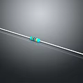 Household Resistor with Colorful Coding Bands and Metal Leads for Daily Use