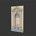 Elegant Classical Stone Doorway Design With Decorative Pediment And Arch Details