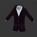 Black Hooded Coat with White Shirt Buttoned Front Pockets Modern Apparel Design