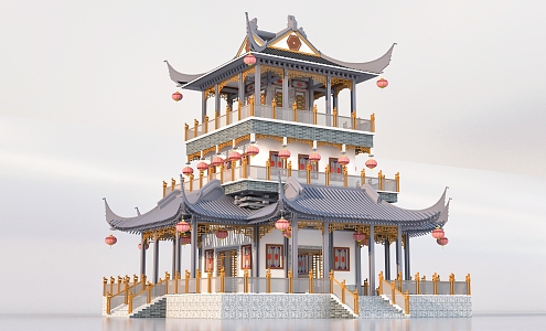 Chinese 3d model