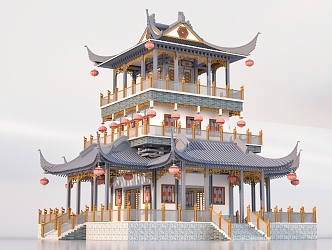 Chinese 3d model