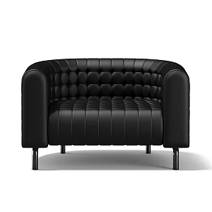 Indoor Furniture Casual Sofa Leather Sofa 3d model