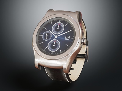 Men's Watch Modern Watch 3d model