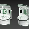 Modern skin detector 3d model