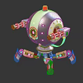 modern robot 3d model